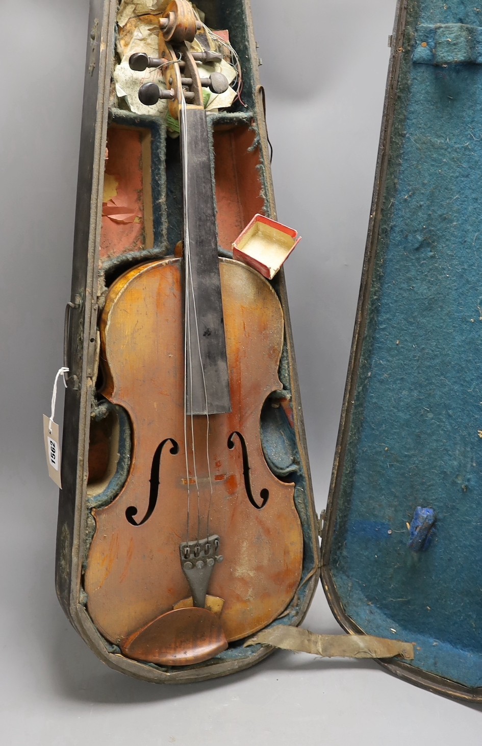 A late 19th century French Viola with 16in. back